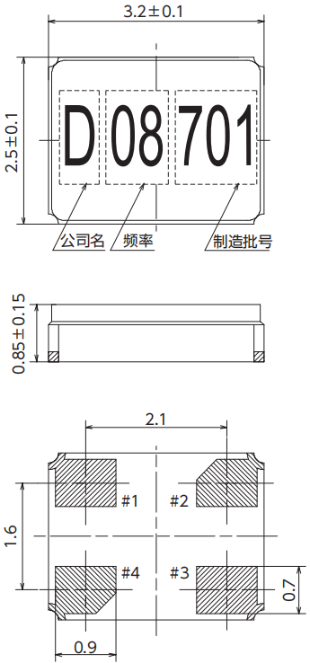 深圳鸿合智远｜DSX321G：表面贴装型晶体谐振器与MHz带晶体谐振器