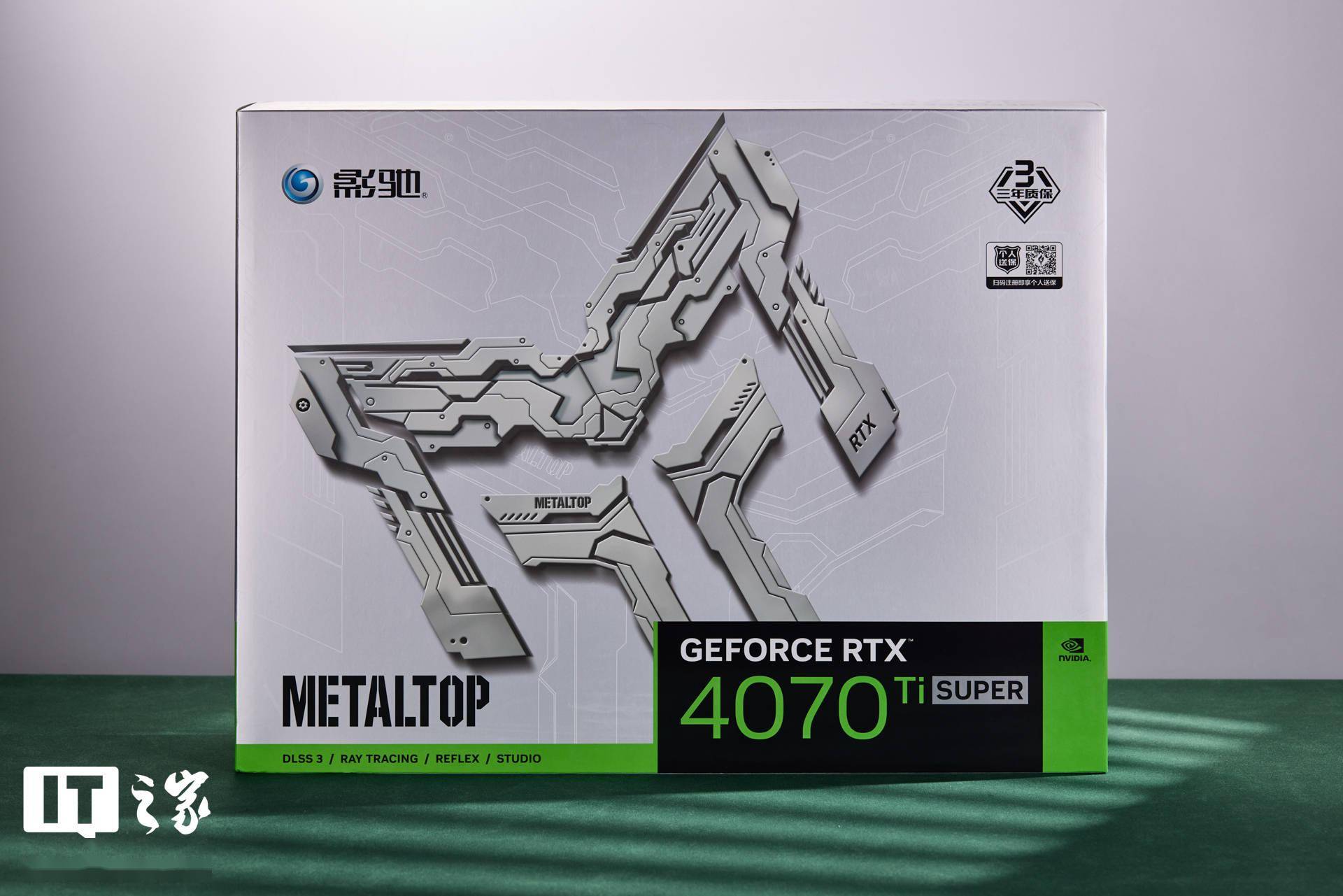 影驰 GEFORCE RTX 4070Ti SUPER 金属大师 Plus OC 图赏