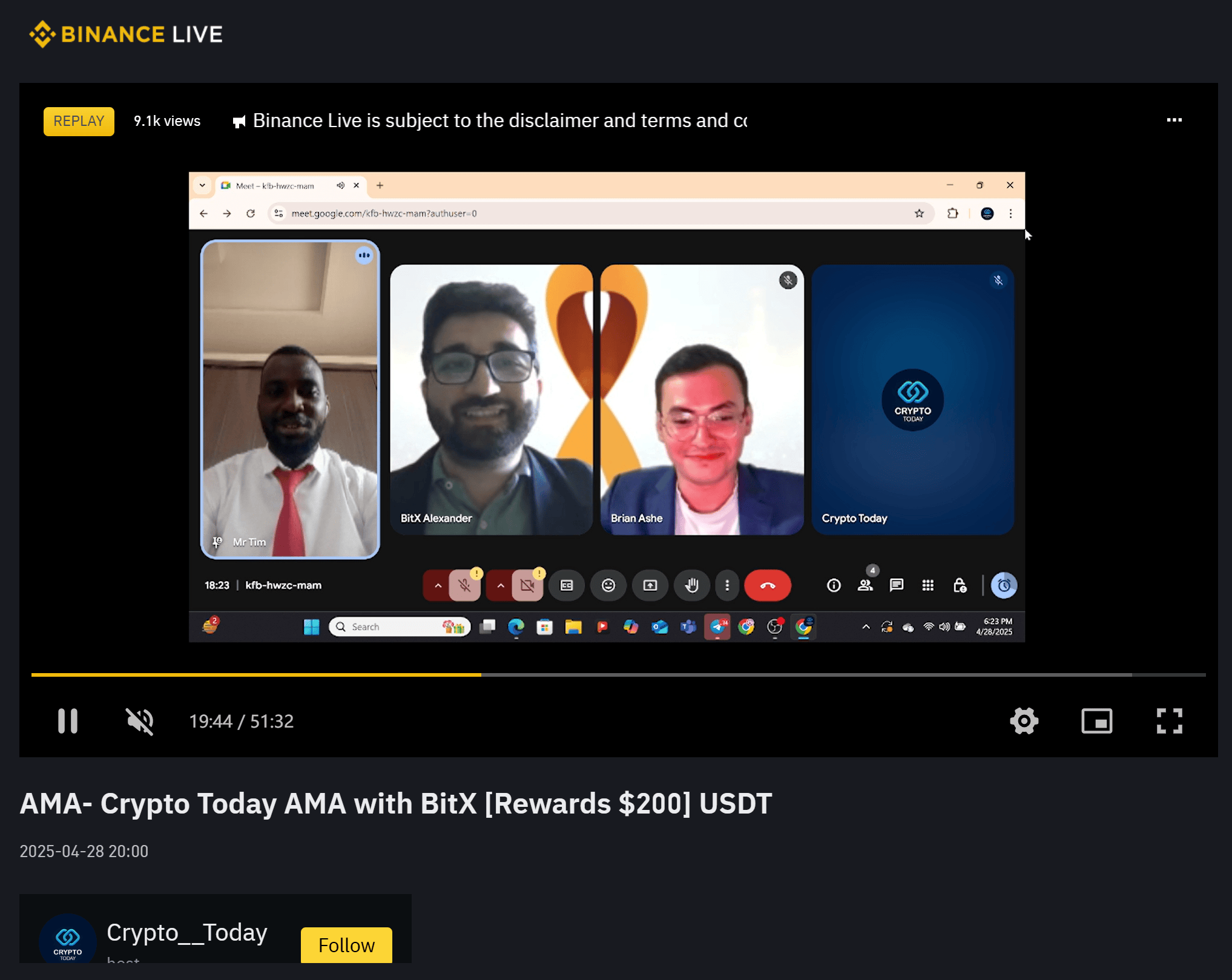 BitX与Binance AMA (币安) 圆满落幕，开启比特币挖矿效率革命新纪元