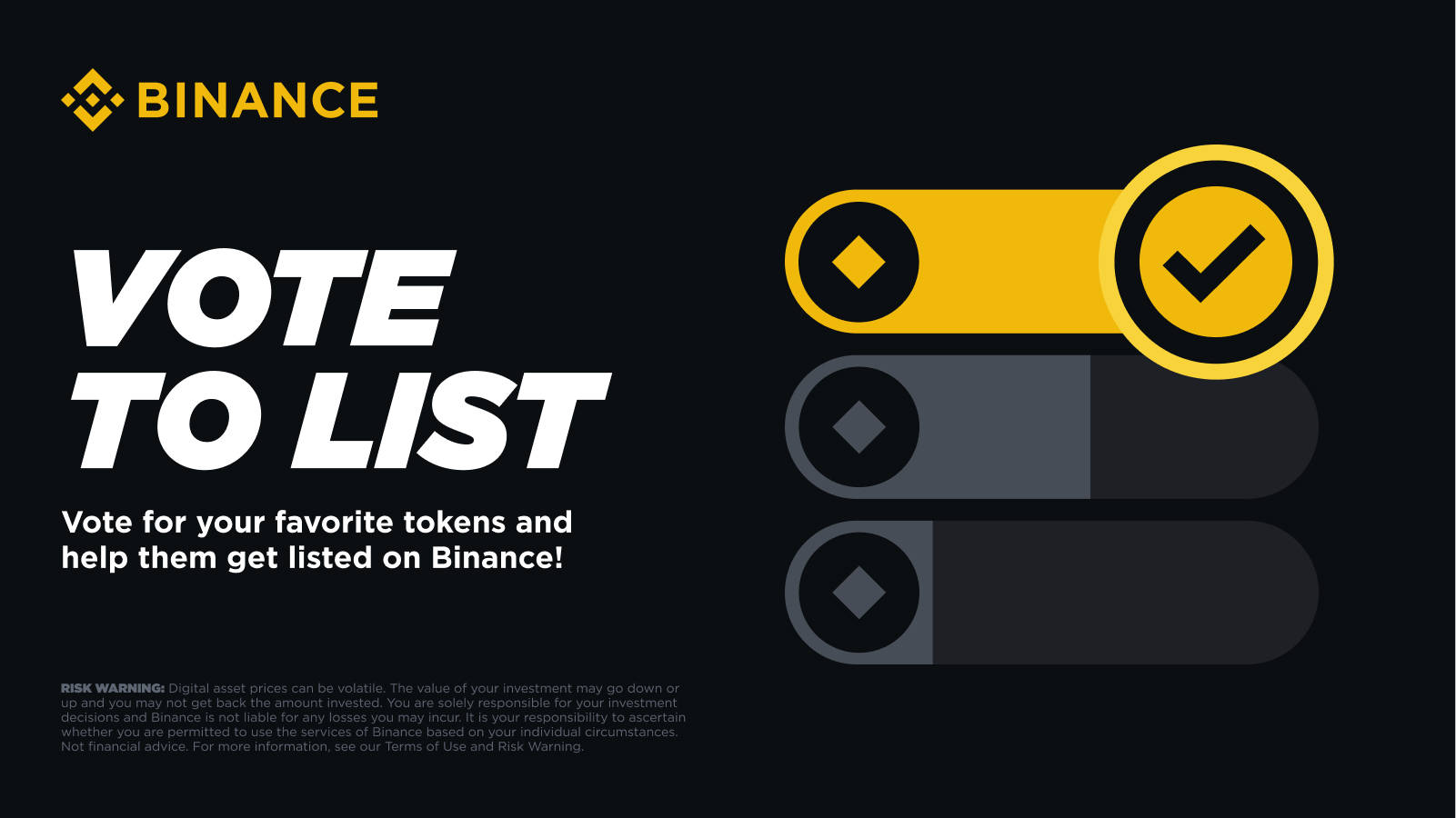 Binance 今日开启第一批下架投票，社区共治时代来临
