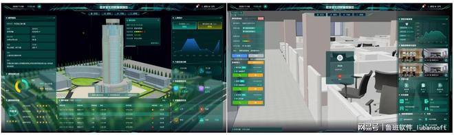 数字孪生BIM技术搭建鲁班软件运维综合管理平台