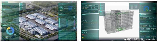 数字孪生BIM技术搭建鲁班软件运维综合管理平台