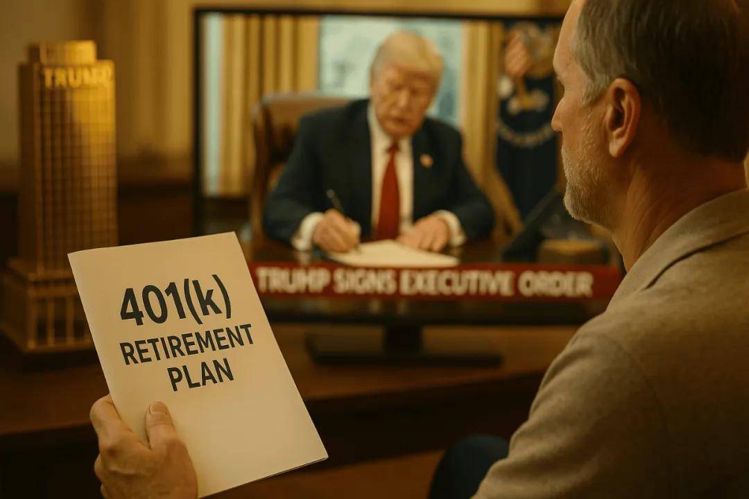 加密货币让美国再次富有？川普签署行政命令：允许退休金买加密货币，禁止加密货币行业去银行化！
