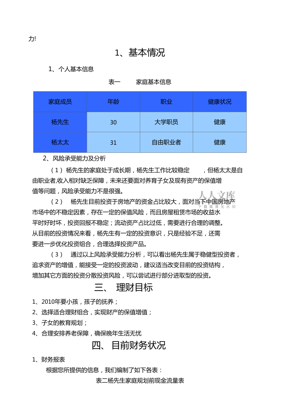 理财规划总结(理财规划总结范文)